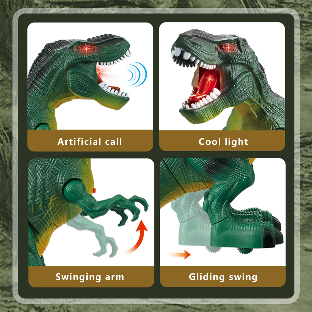 Y333-59 RC Walking Dinosaur Robot Toy Remote Light Music Emulation Animal Children Toy Y333-59 RC Walking Dinosaur Robot Toy Remote Light Music Emulation Animal Children Toy